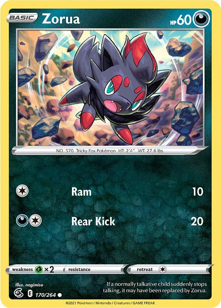 Zorua (170/264) [Sword & Shield: Fusion Strike] | Anubis Games and Hobby