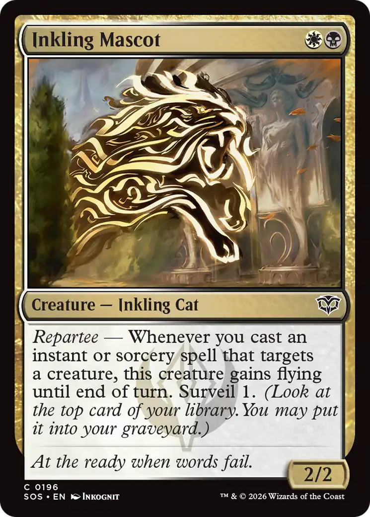 Inkling Mascot [Secrets of Strixhaven] | Anubis Games and Hobby