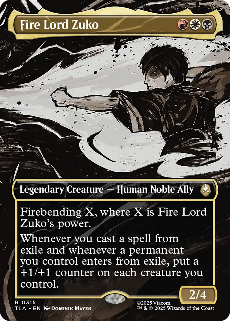 Fire Lord Zuko (Borderless) [Avatar: The Last Airbender] | Anubis Games and Hobby