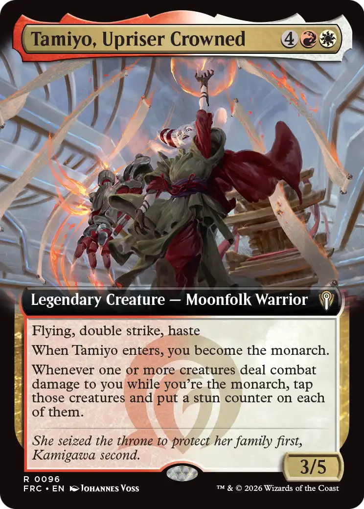 Tamiyo, Upriser Crowned (Extended Art) [Reality Fracture Commander] | Anubis Games and Hobby