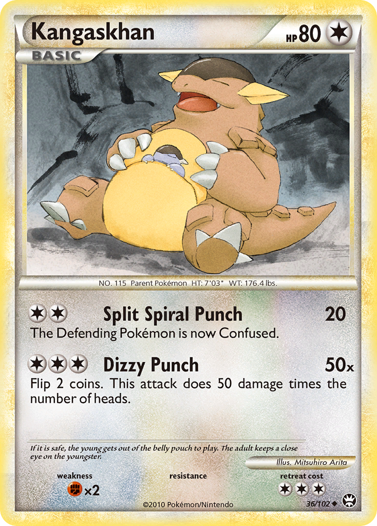 Kangaskhan (36/102) [HeartGold & SoulSilver: Triumphant] | Anubis Games and Hobby