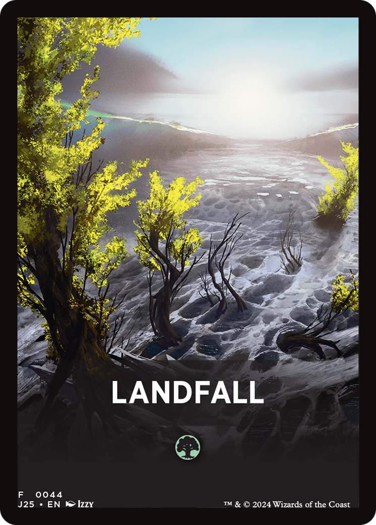 Landfall Theme Card [Foundations Jumpstart Front Cards] | Anubis Games and Hobby