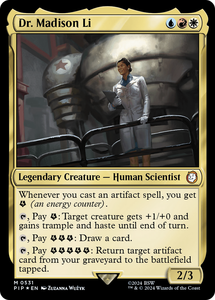 Dr. Madison Li (Surge Foil) [Fallout] | Anubis Games and Hobby