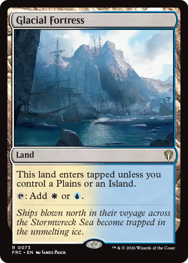Glacial Fortress [Reality Fracture Commander] | Anubis Games and Hobby