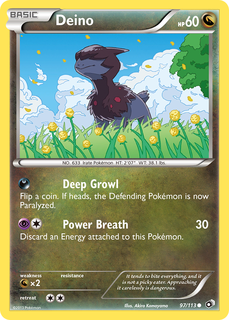Deino (97/113) [Black & White: Legendary Treasures] | Anubis Games and Hobby