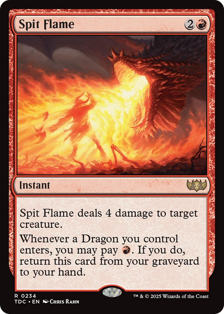 Spit Flame [Tarkir: Dragonstorm Commander] | Anubis Games and Hobby
