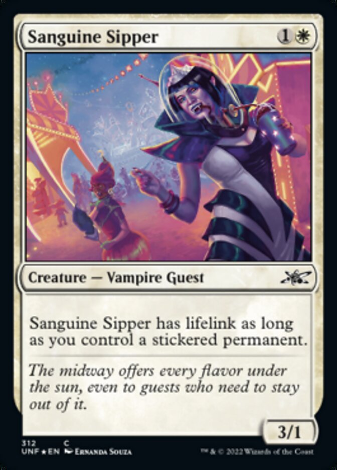 Sanguine Sipper (Galaxy Foil) [Unfinity] | Anubis Games and Hobby