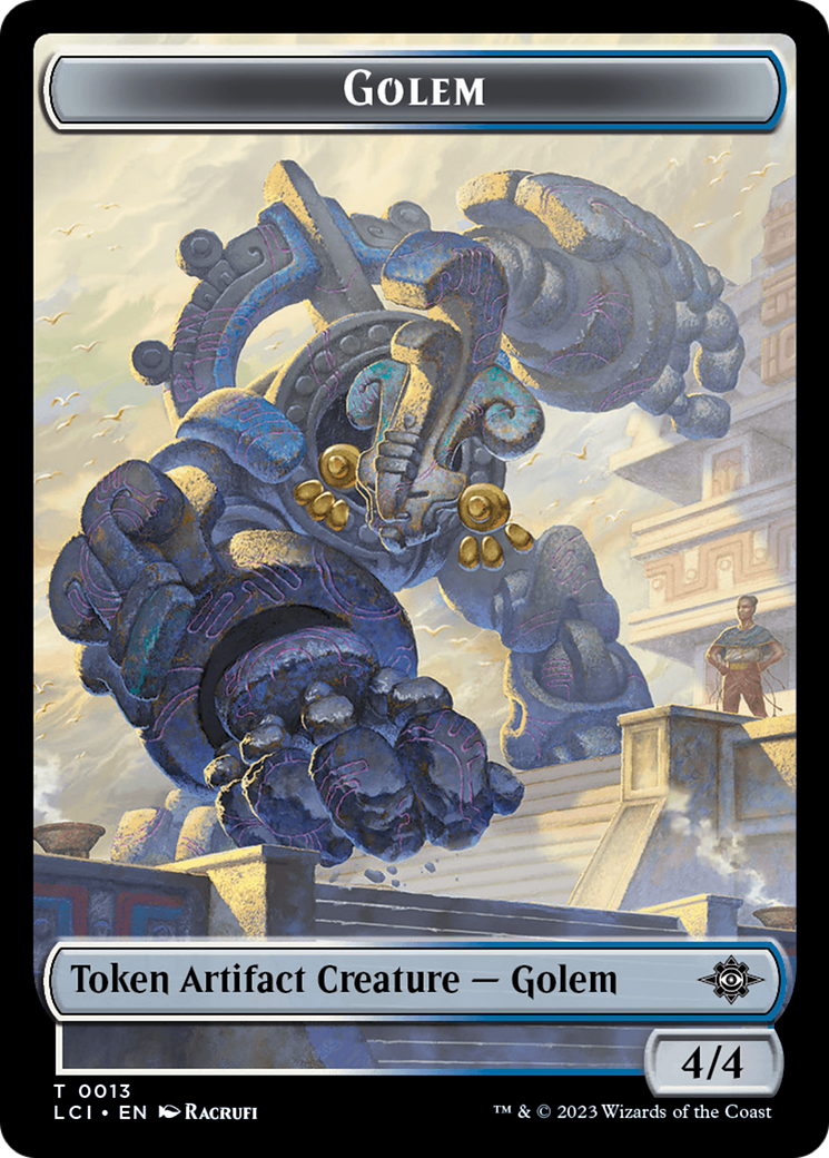 Golem Token [The Lost Caverns of Ixalan Tokens] | Anubis Games and Hobby