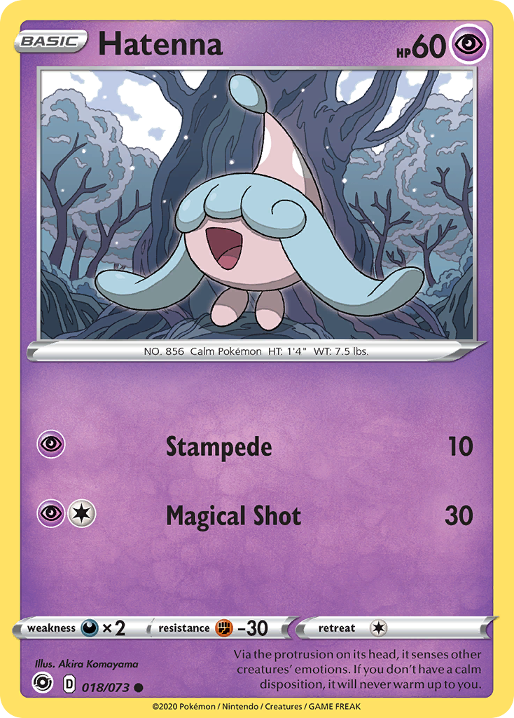 Hatenna (018/073) [Sword & Shield: Champion's Path] | Anubis Games and Hobby