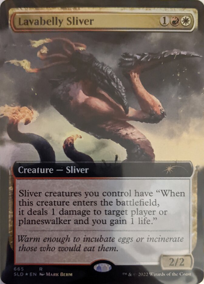 Lavabelly Sliver (Extended Art) [Secret Lair Drop Promos] | Anubis Games and Hobby