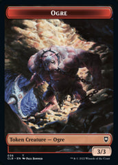Boar // Ogre Double-Sided Token [Commander Legends: Battle for Baldur's Gate Tokens] | Anubis Games and Hobby
