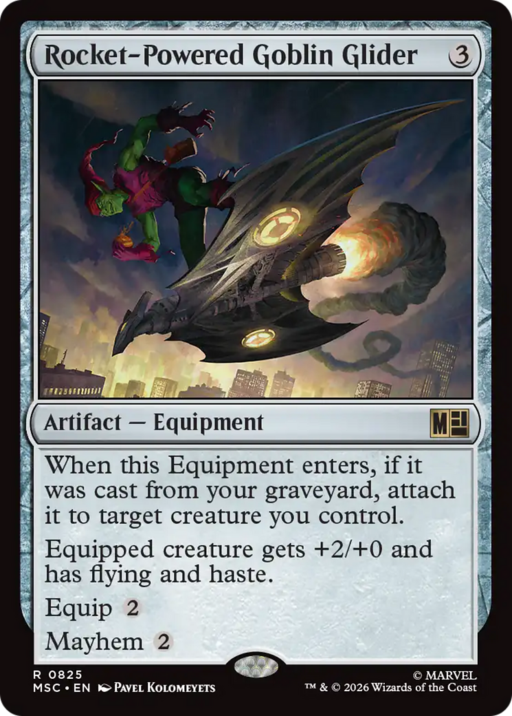 Rocket-Powered Goblin Glider [Marvel Super Heroes Commander] | Anubis Games and Hobby