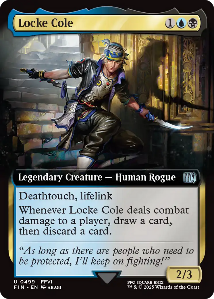 Locke Cole (Extended Art) [FINAL FANTASY] | Anubis Games and Hobby