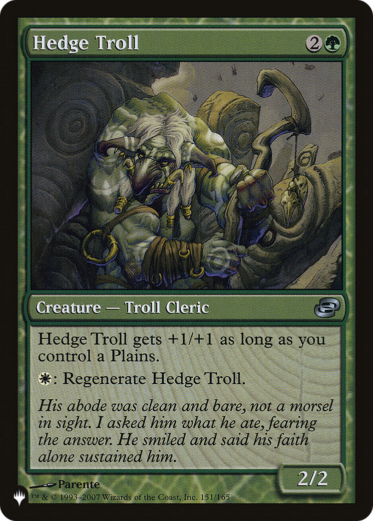 Hedge Troll [The List Reprints] | Anubis Games and Hobby