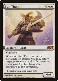 Sun Titan (M11) [Oversize Cards] | Anubis Games and Hobby