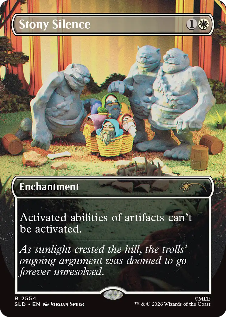 Stony Silence [Secret Lair Drop Series] | Anubis Games and Hobby