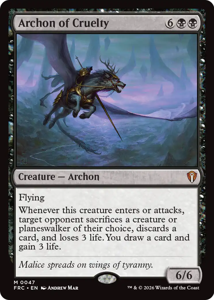 Archon of Cruelty [Reality Fracture Commander] | Anubis Games and Hobby