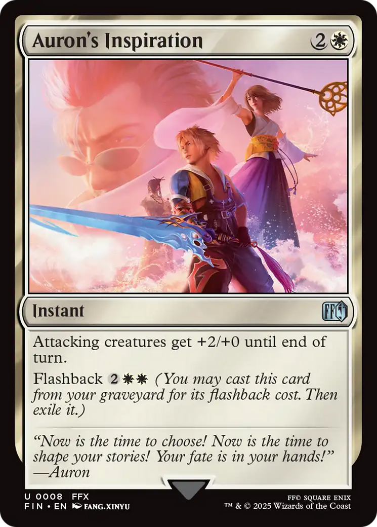 Auron's Inspiration [FINAL FANTASY] | Anubis Games and Hobby