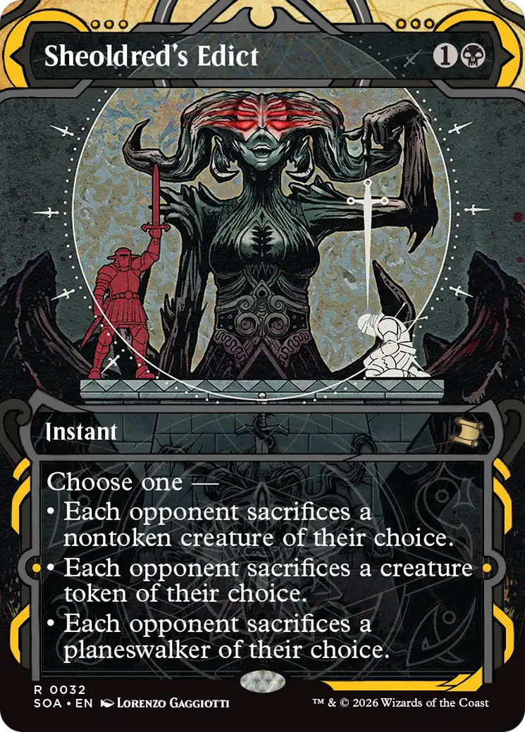 Sheoldred's Edict [Secrets of Strixhaven: Mystical Archive] | Anubis Games and Hobby