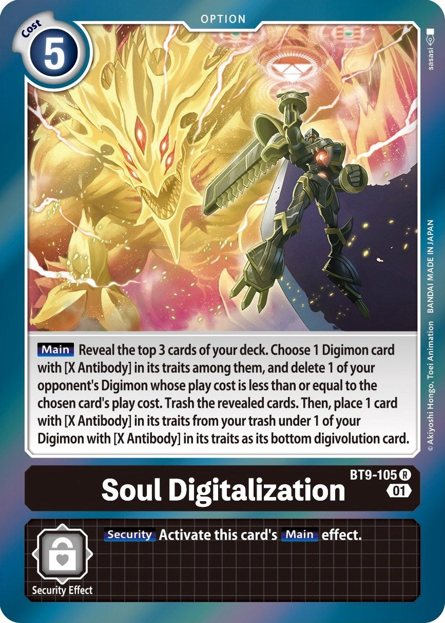 Soul Digitalization [BT9-105] [X Record] | Anubis Games and Hobby
