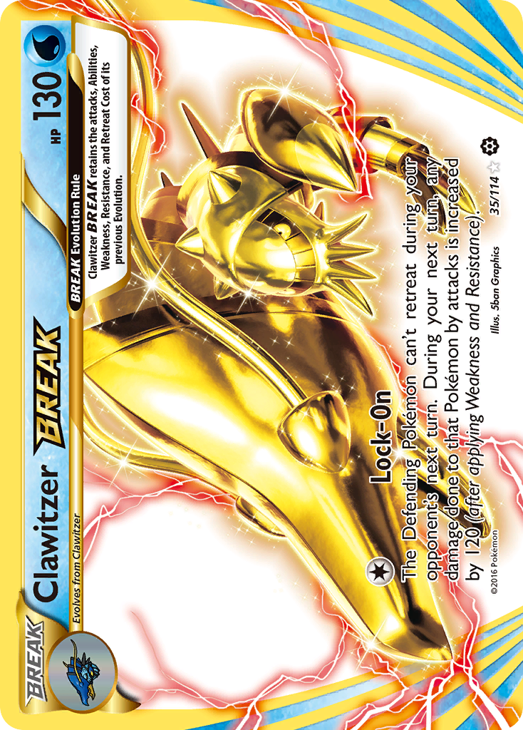 Clawitzer BREAK (35/114) [XY: Steam Siege] | Anubis Games and Hobby