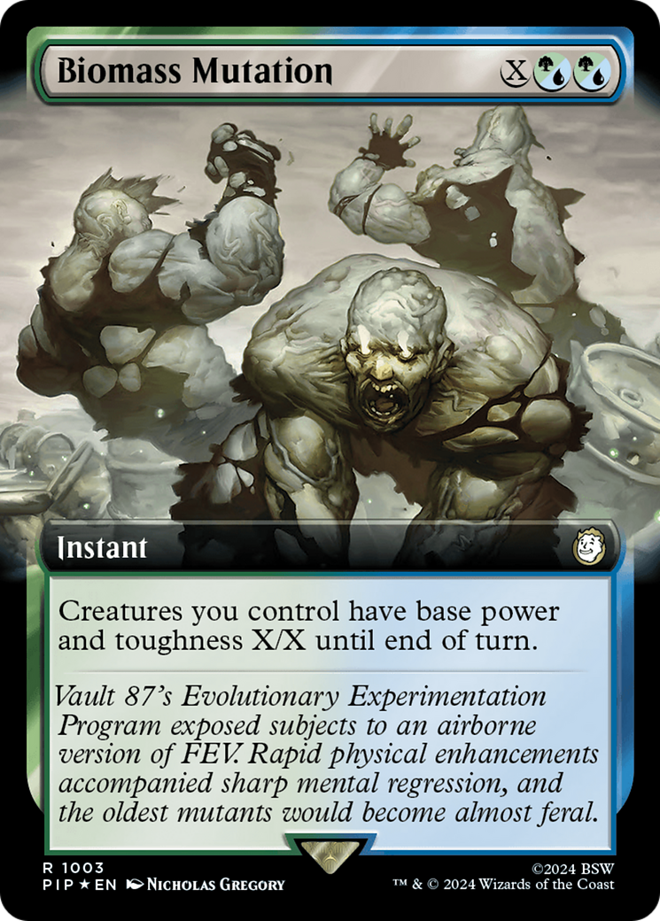 Biomass Mutation (Extended Art) (Surge Foil) [Fallout] | Anubis Games and Hobby
