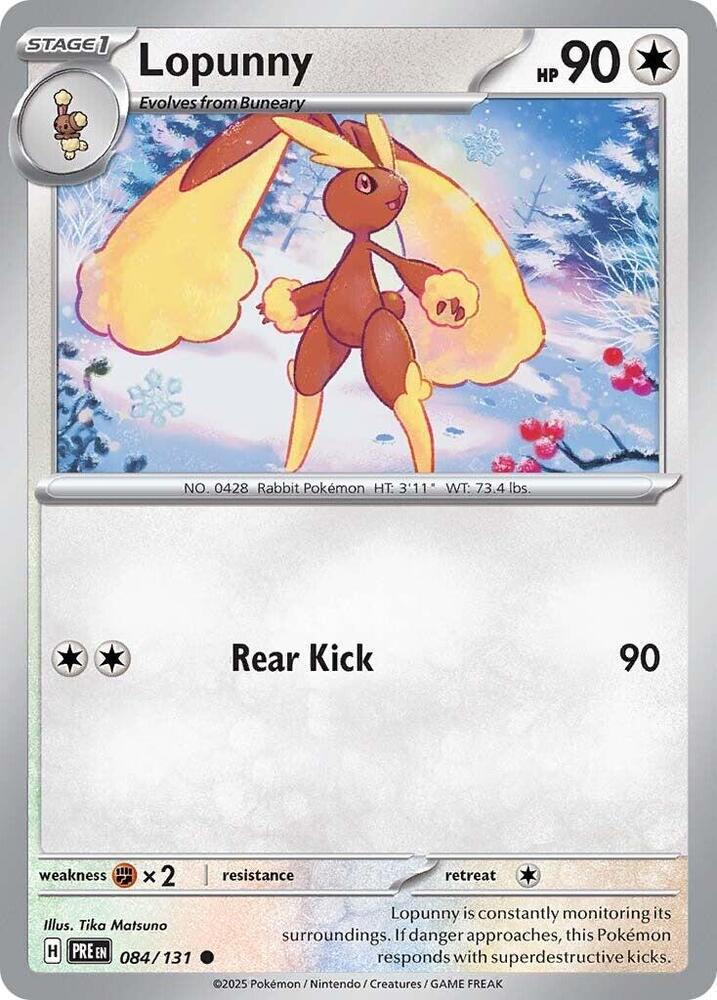 Lopunny (084/131) [Scarlet & Violet: Prismatic Evolutions] | Anubis Games and Hobby