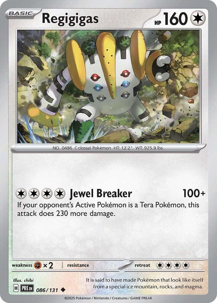Regigigas (086/131) [Scarlet & Violet: Prismatic Evolutions] | Anubis Games and Hobby