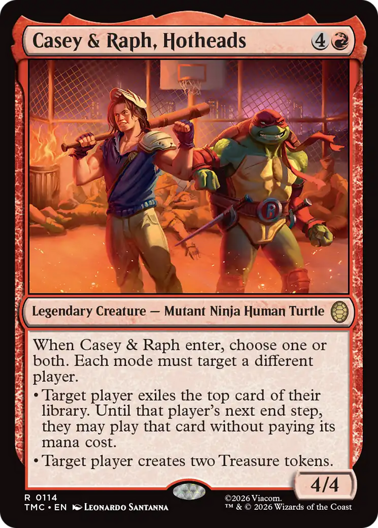 Casey & Raph, Hotheads [Teenage Mutant Ninja Turtles Commander] | Anubis Games and Hobby