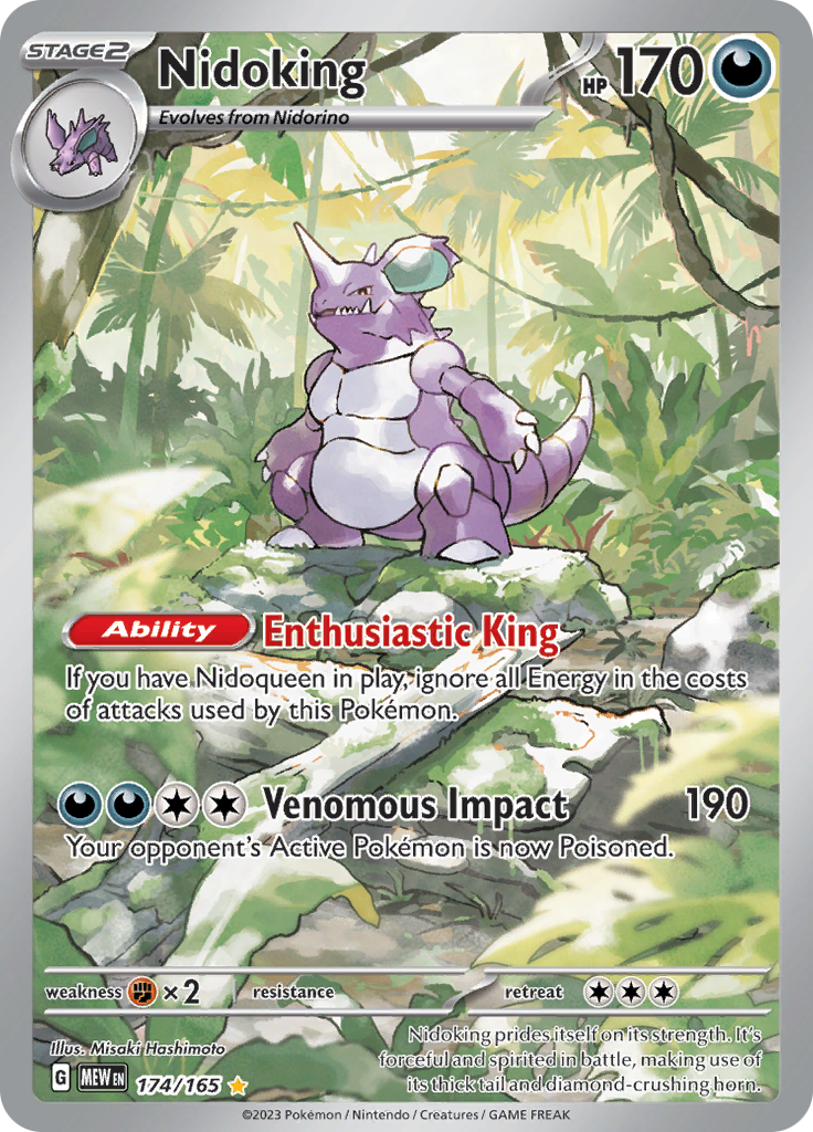 Nidoking (174/165) [Scarlet & Violet: 151] | Anubis Games and Hobby