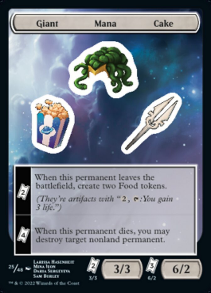 Giant Mana Cake [Unfinity Stickers] | Anubis Games and Hobby