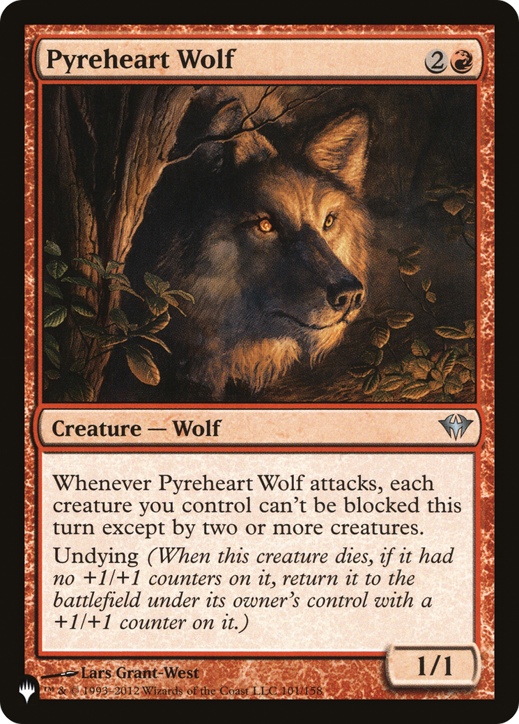 Pyreheart Wolf [The List Reprints] | Anubis Games and Hobby