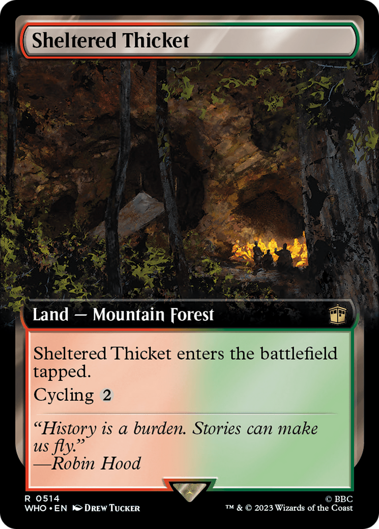 Sheltered Thicket (Extended Art) [Doctor Who] | Anubis Games and Hobby