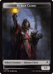 Demon // Human Cleric Double-Sided Token [Innistrad Remastered Tokens] | Anubis Games and Hobby