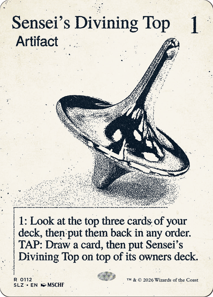 Sensei's Divining Top (0112) [Secret Lair x MSCHF: The Zeta Set] | Anubis Games and Hobby