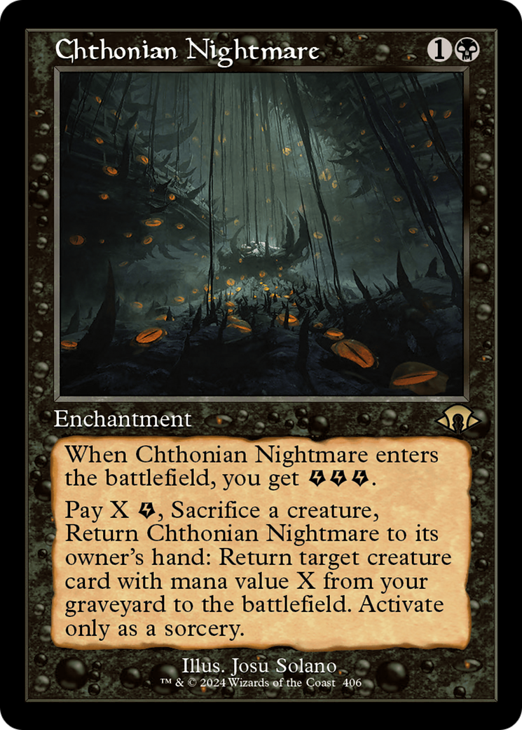 Chthonian Nightmare (Retro) [Modern Horizons 3] | Anubis Games and Hobby