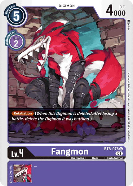 Fangmon [BT8-076] [New Awakening] | Anubis Games and Hobby