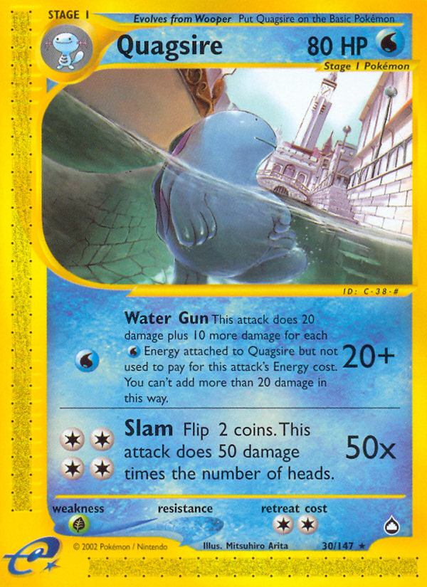Quagsire (30/147) [Aquapolis] | Anubis Games and Hobby