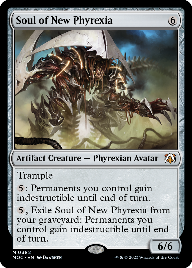 Soul of New Phyrexia [March of the Machine Commander] | Anubis Games and Hobby