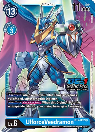 UlforceVeedramon [BT2-032] (DC-1 Grand Prix) [Release Special Booster Promos] | Anubis Games and Hobby