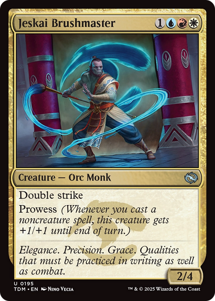 Jeskai Brushmaster [Tarkir: Dragonstorm] | Anubis Games and Hobby