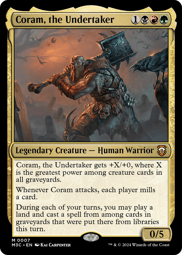 Coram, the Undertaker [Modern Horizons 3 Commander] | Anubis Games and Hobby