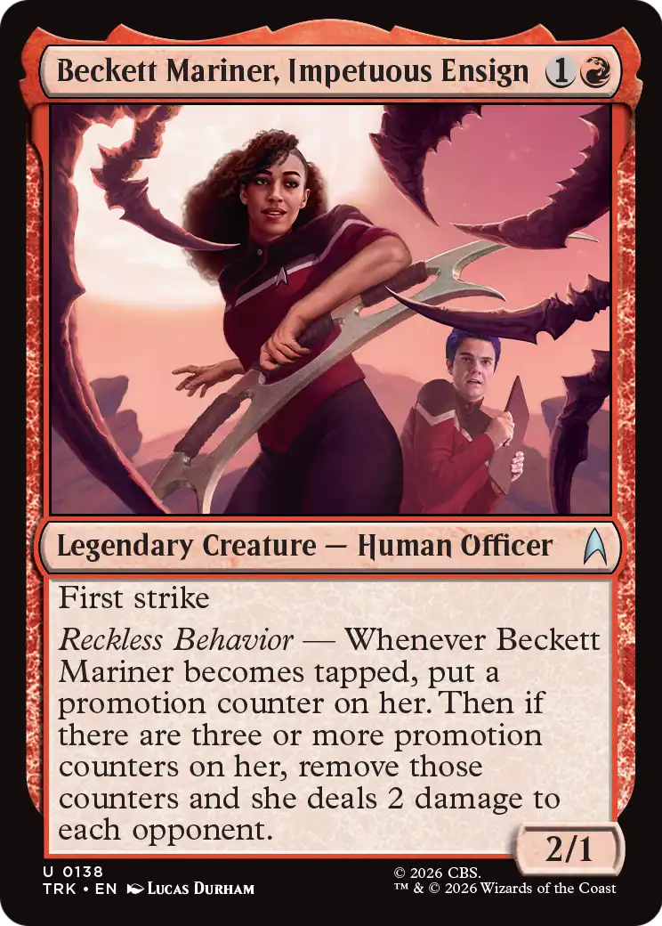 Beckett Mariner, Impetuous Ensign [Star Trek] | Anubis Games and Hobby