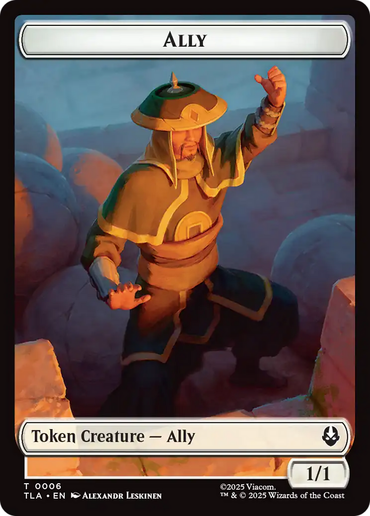 Ally (0006) // Bear Double-Sided Tokens [Avatar: The Last Airbender Tokens] | Anubis Games and Hobby