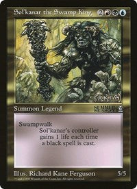 Sol'kanar the Swamp King (Oversized) [Oversize Cards] | Anubis Games and Hobby