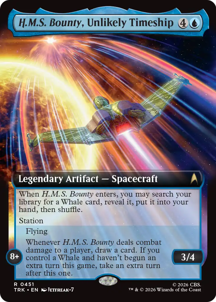 H.M.S. Bounty, Unlikely Timeship (Extended Art) [Star Trek] | Anubis Games and Hobby
