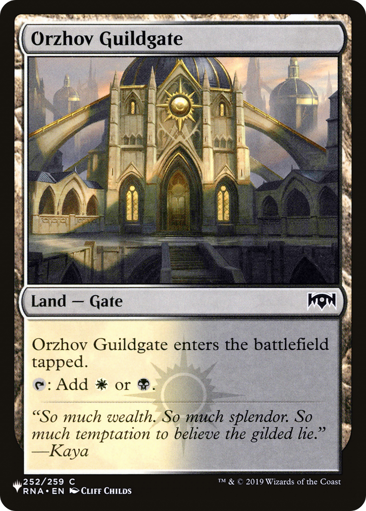 Orzhov Guildgate [The List] | Anubis Games and Hobby