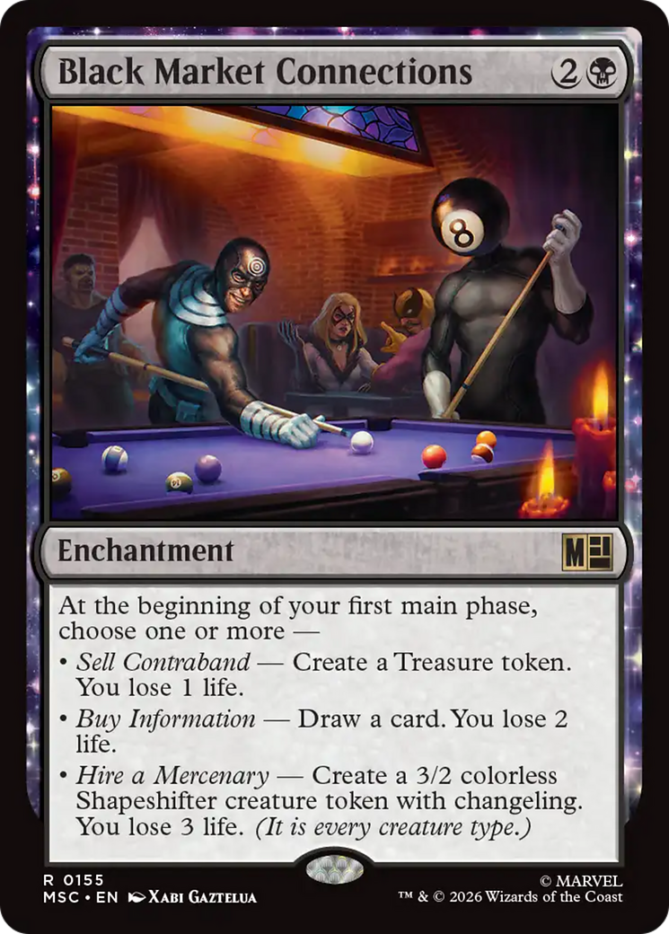 Black Market Connections (Surge Foil) [Marvel Super Heroes Commander] | Anubis Games and Hobby
