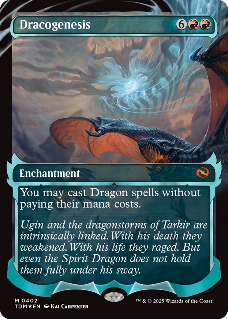 Dracogenesis (0402) (Showcase) [Tarkir: Dragonstorm] | Anubis Games and Hobby