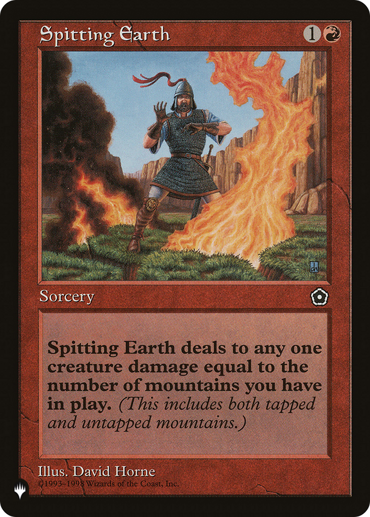 Spitting Earth [The List Reprints] | Anubis Games and Hobby